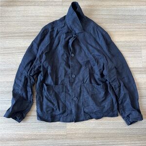 Zara Linen Chore Jacket